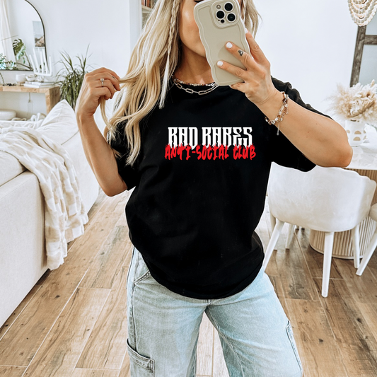 Rad Babes Antisocial Club Graphic Tee