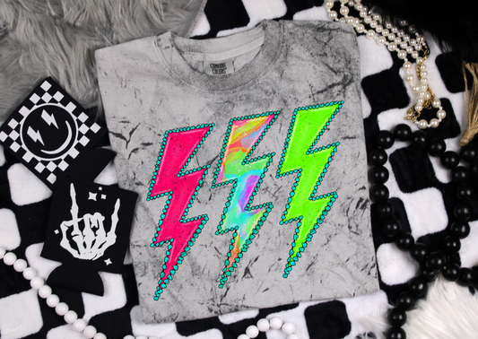 Triple Threat Colorblast Graphic Tee