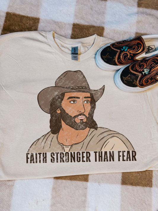 Faith Stronger Than Fear Graphic Tee