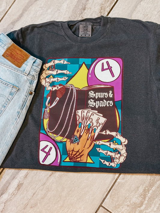 Spurs & Spades Smut Comfort Colors Graphic Tee