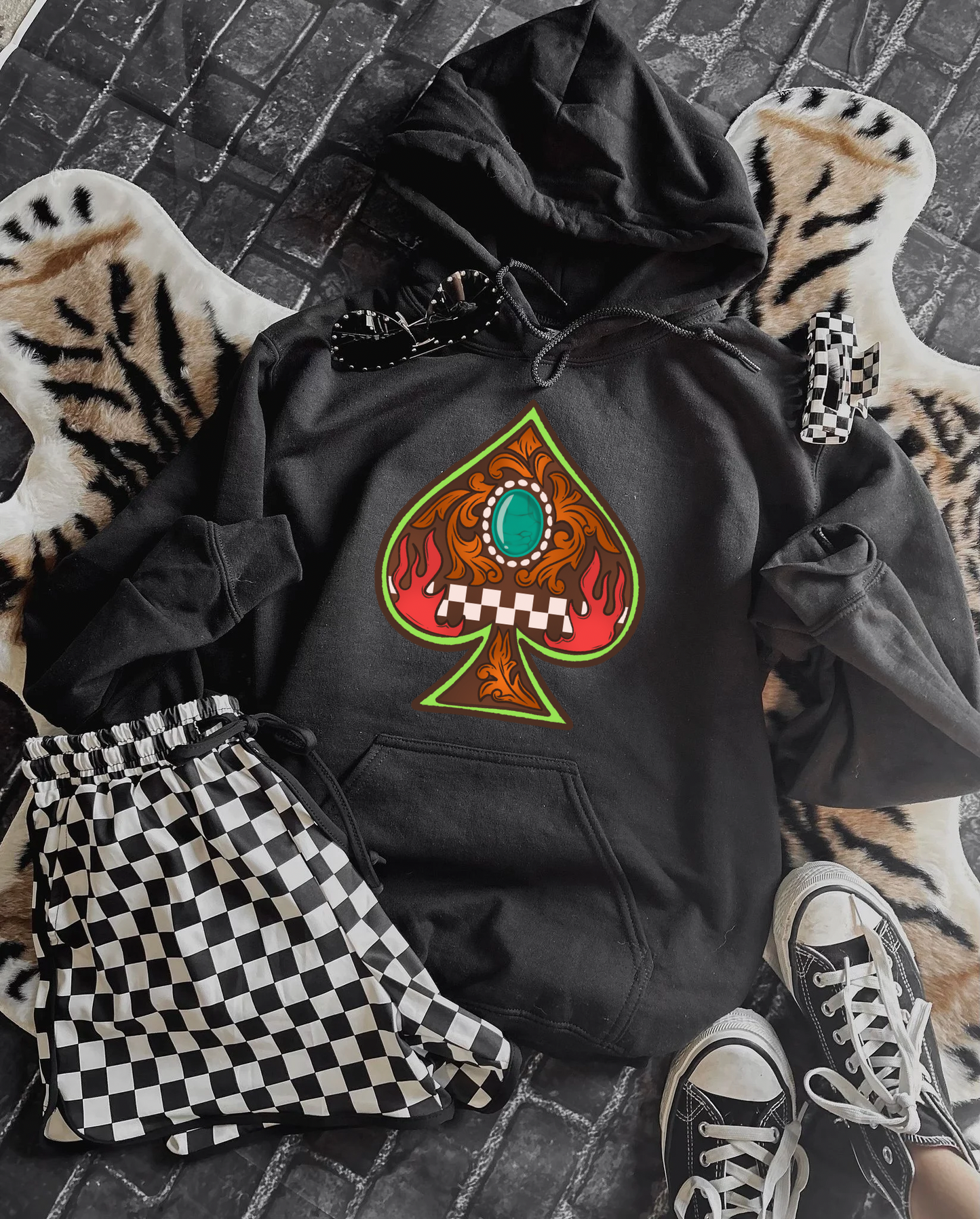 Tooled Spade Hoodie