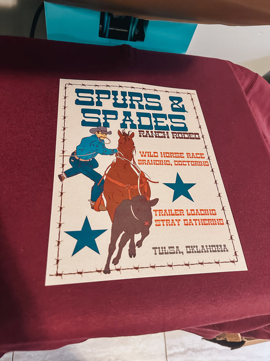 Spurs & Spades Ranch Rodeo Quarter Zip
