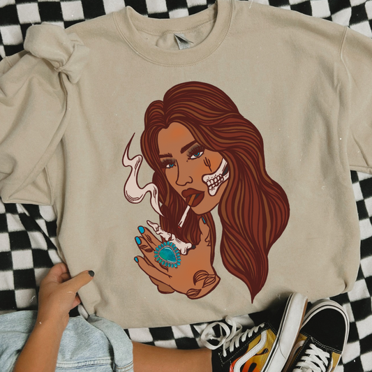 Smoke A Little Smoke Crewneck