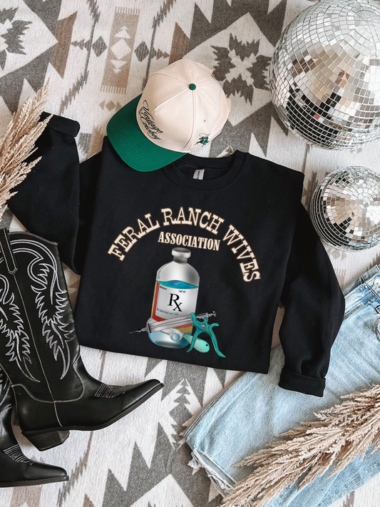 Feral Ranch Wives Crewneck