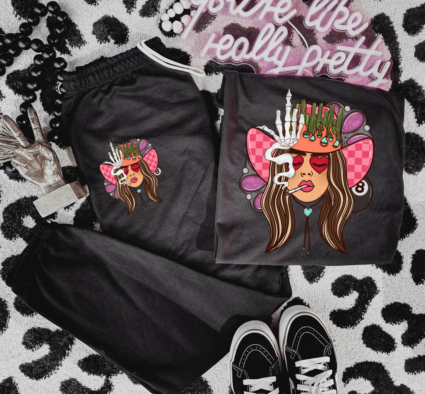 Heart Eyes & High Stakes Sweat Set