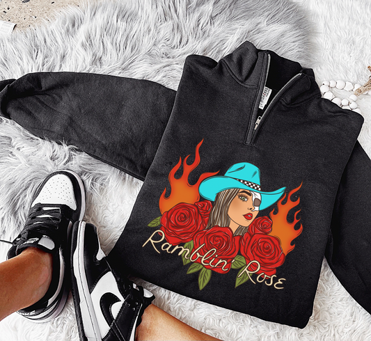 Ramblin Rose Quarter Zip
