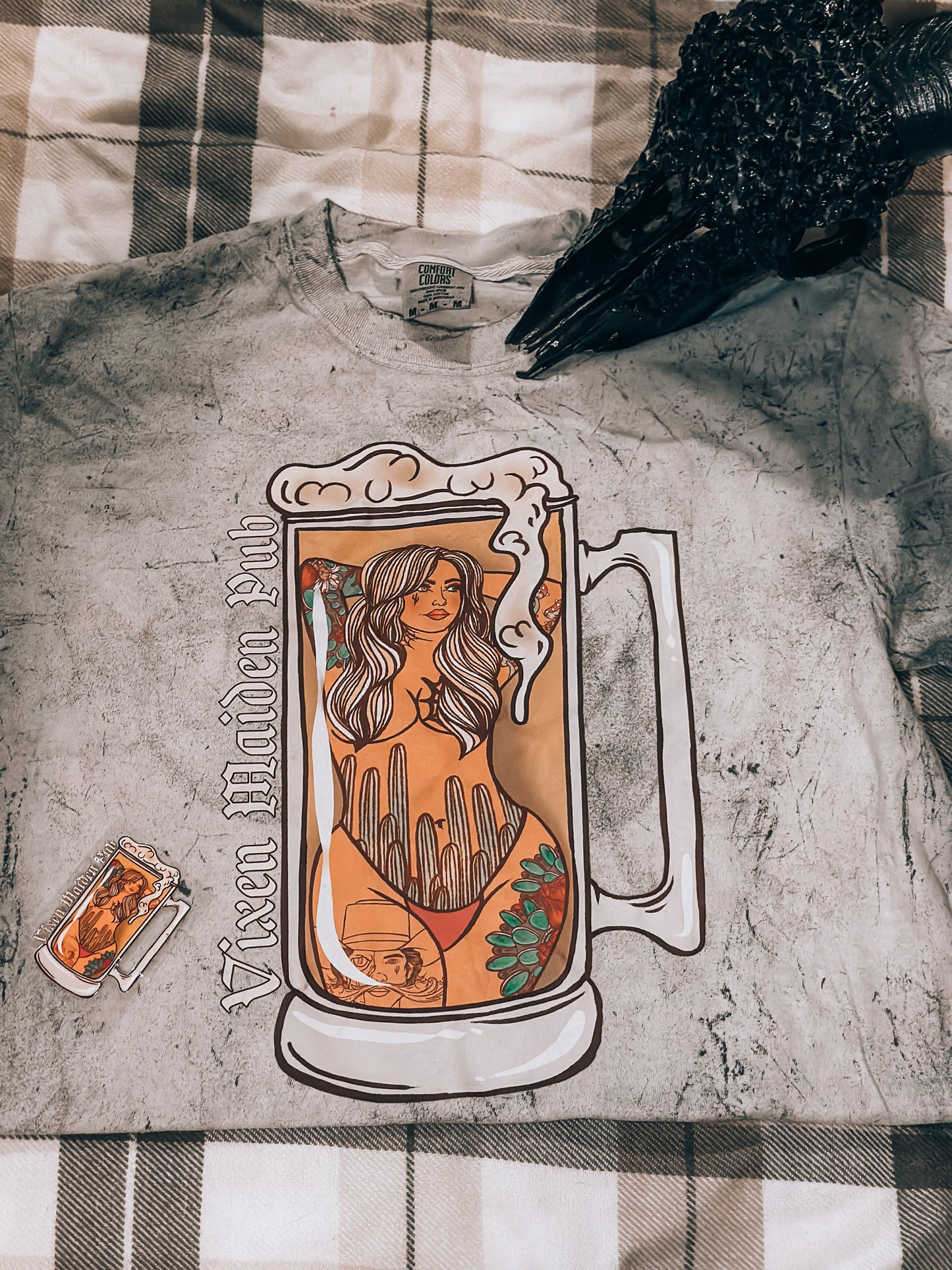 Vixen Maiden Pub Colorblast Graphic Tee