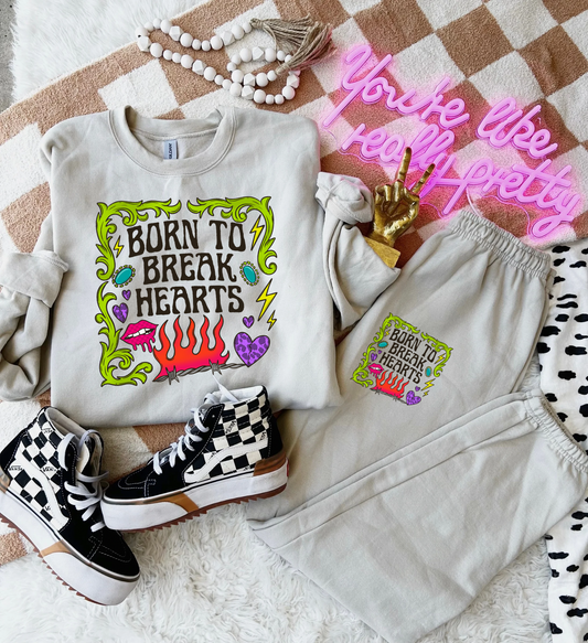 Born To Break Hearts Sweat Set