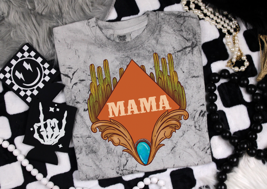 Mama Colorblast Graphic Tee