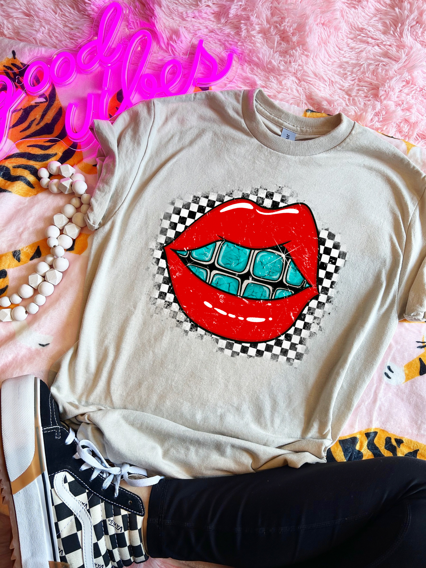 Turquoise Grill Graphic Tee