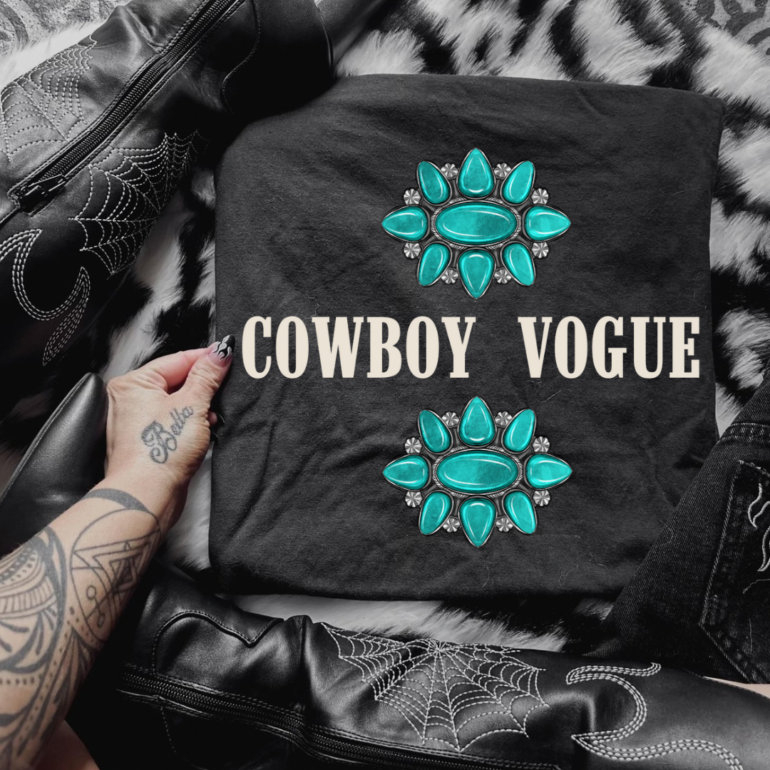 Cowboy Vogue Graphic Tee