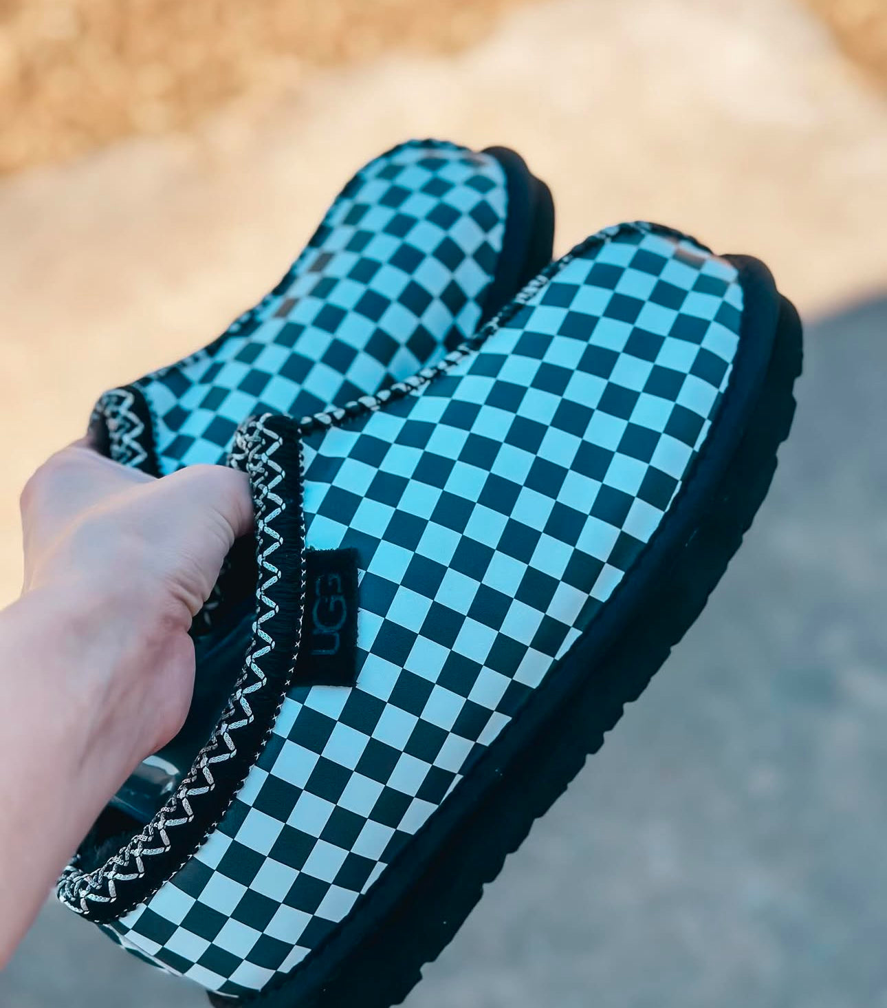 *PRE ORDER* Checkered Slippers