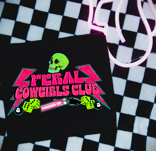 Feral Cowgirls Club Graphic Tee