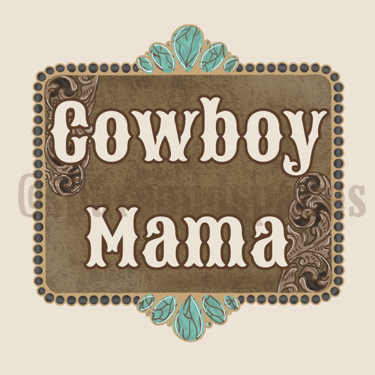 Cowboy Mama PNG