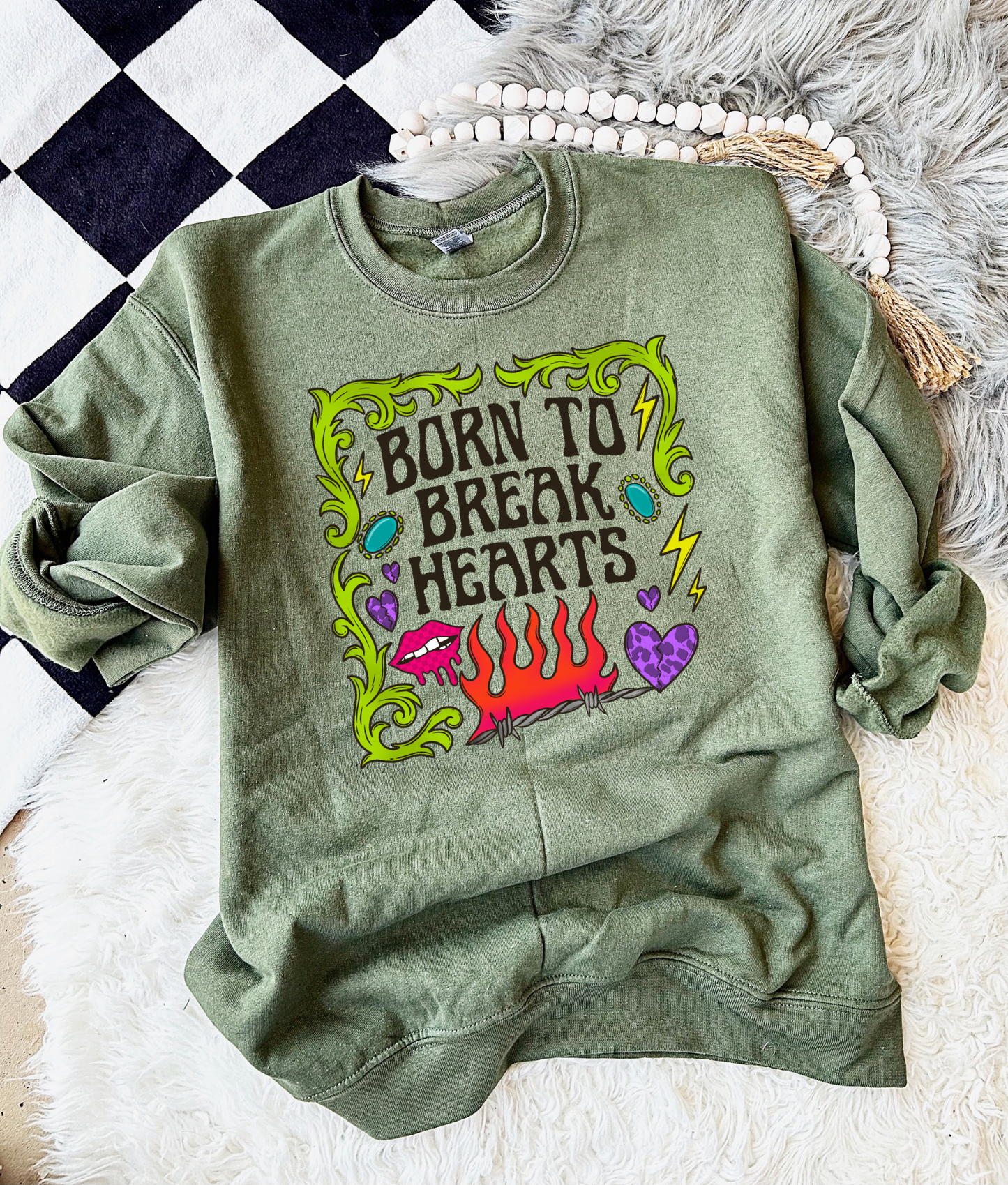 Born To Break Hearts Crewneck