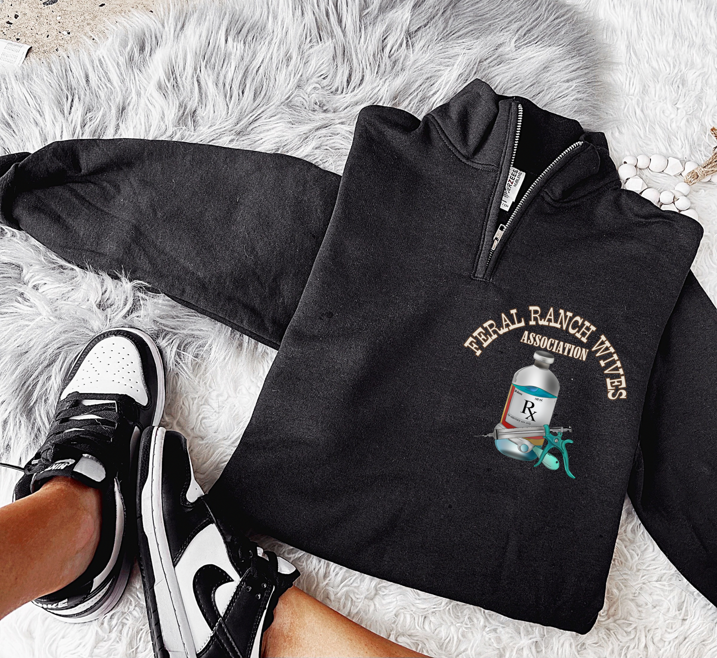 Feral Ranch Wives Quarter Zip