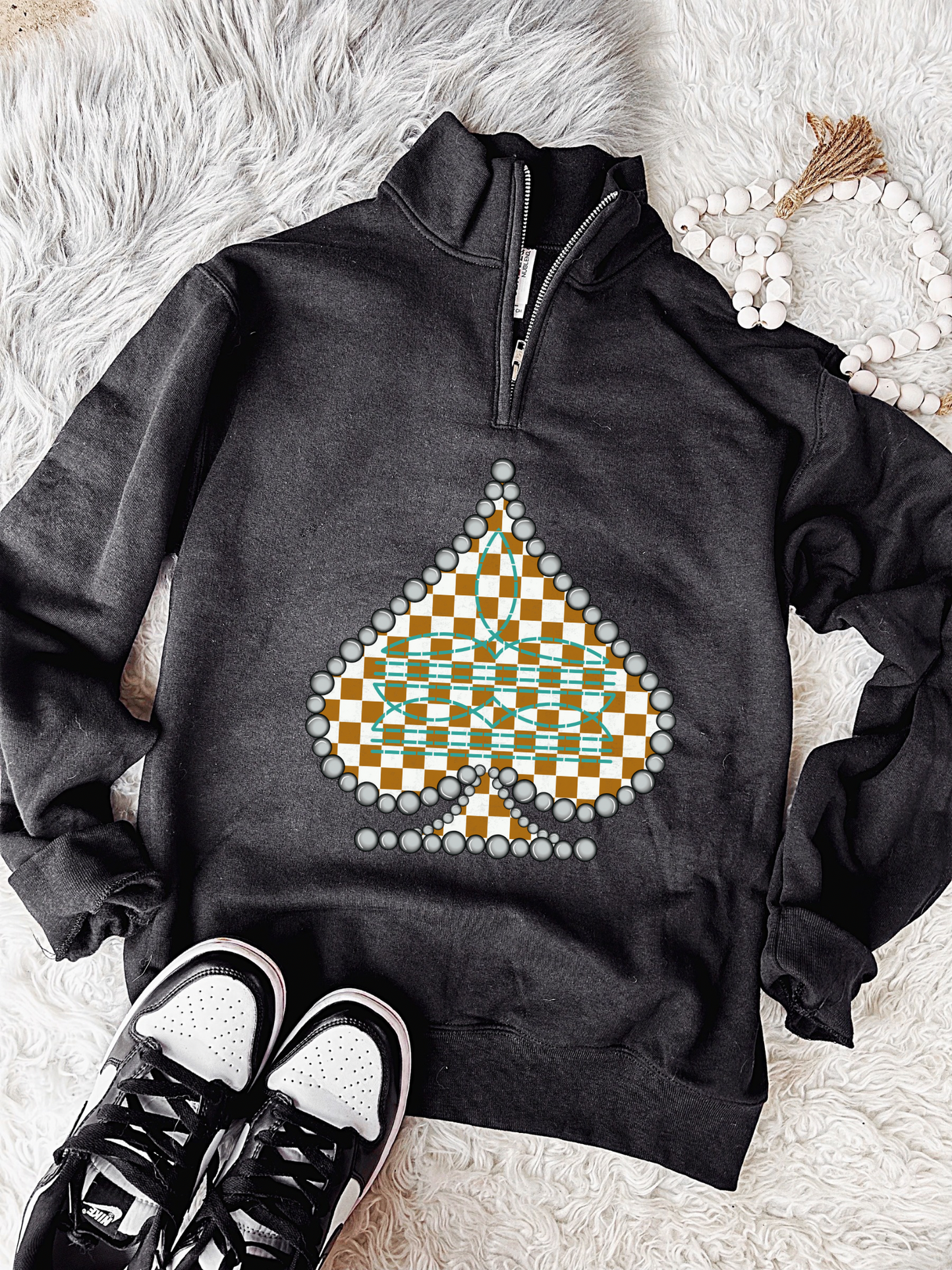 Boot Top Spade Quarter Zip
