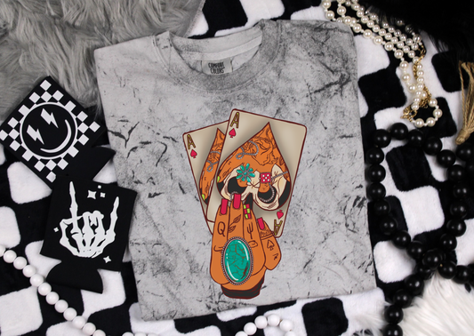 Play The Cards Colorblast Graphic Tee