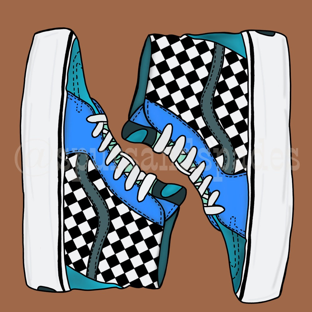 Blue Vans Vans PNG