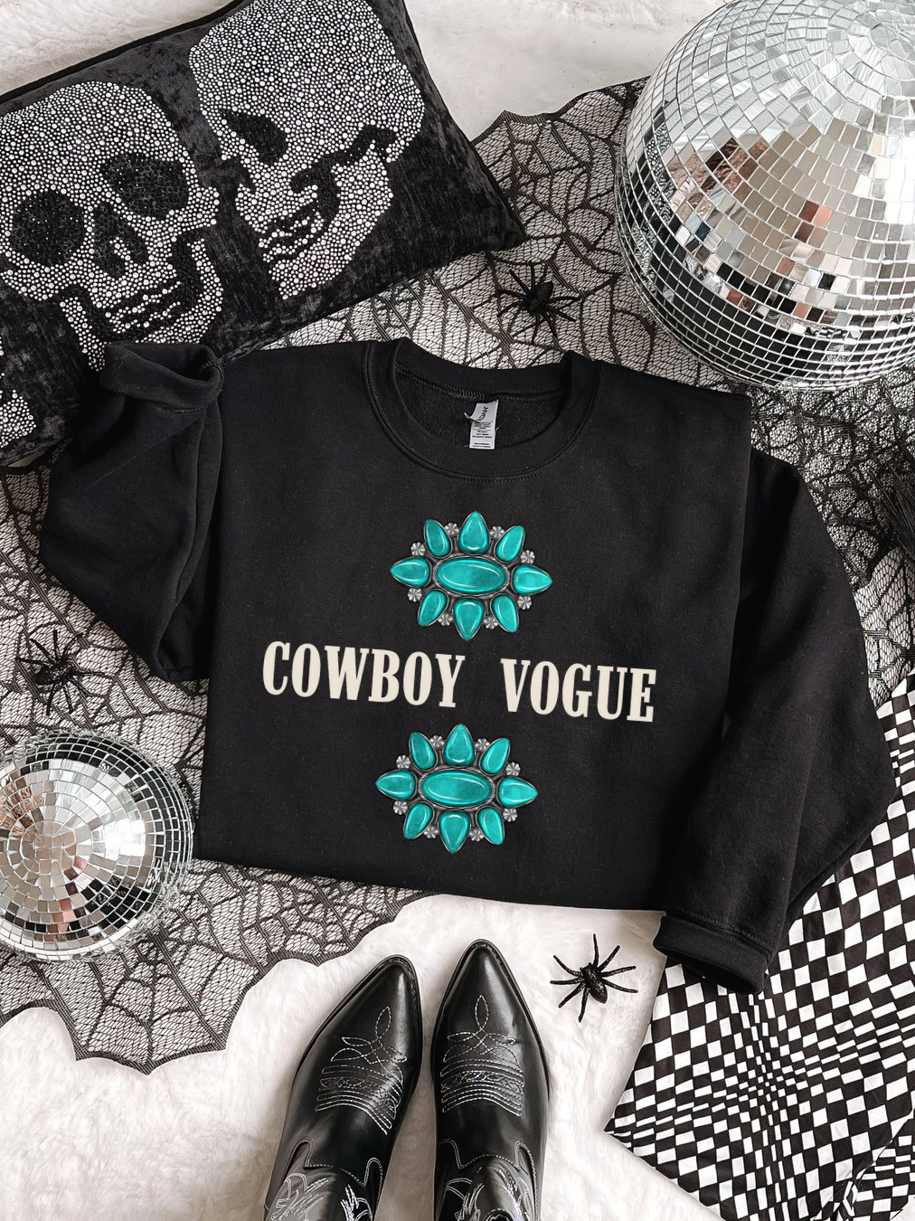 Cowboy Vogue Crewneck