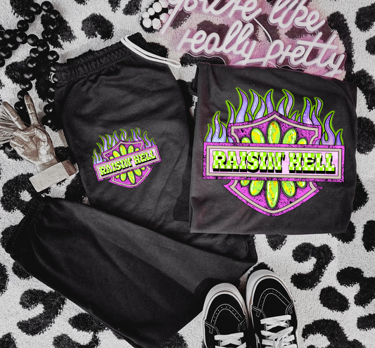 Raisin' Hell Sweat Set