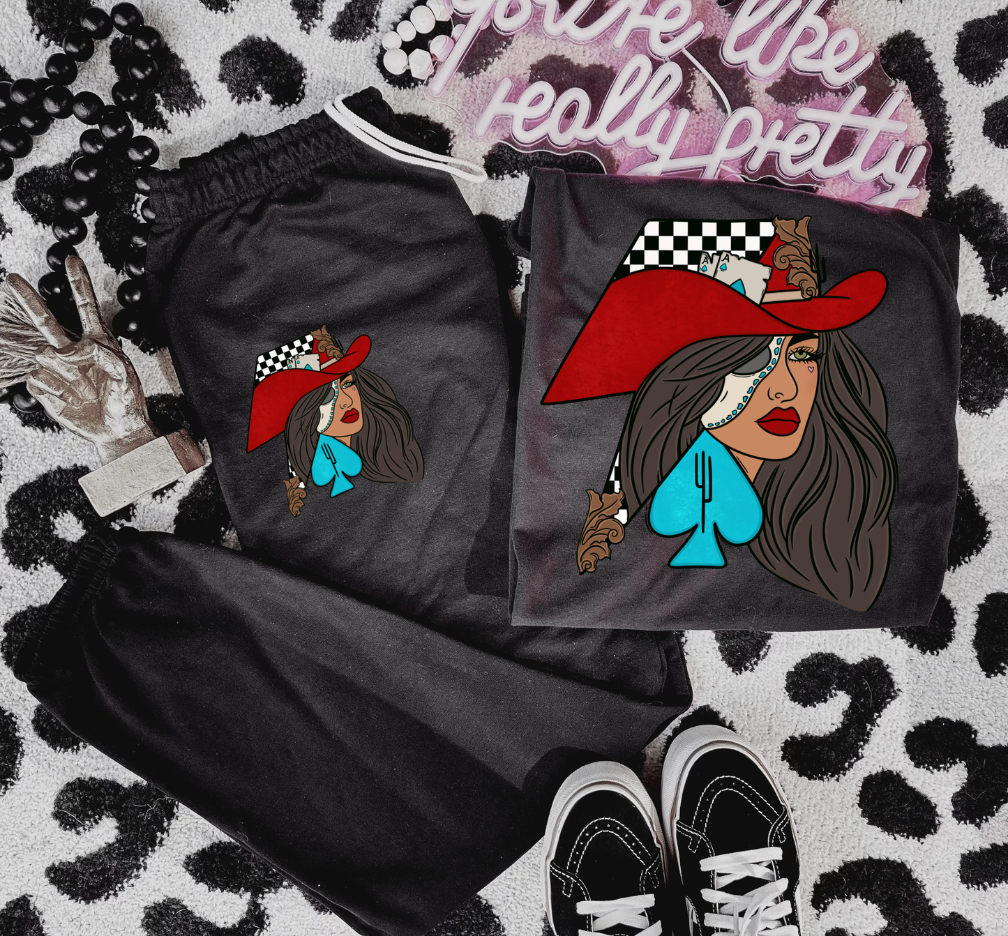 Rebel Cowgirl Sweat Set