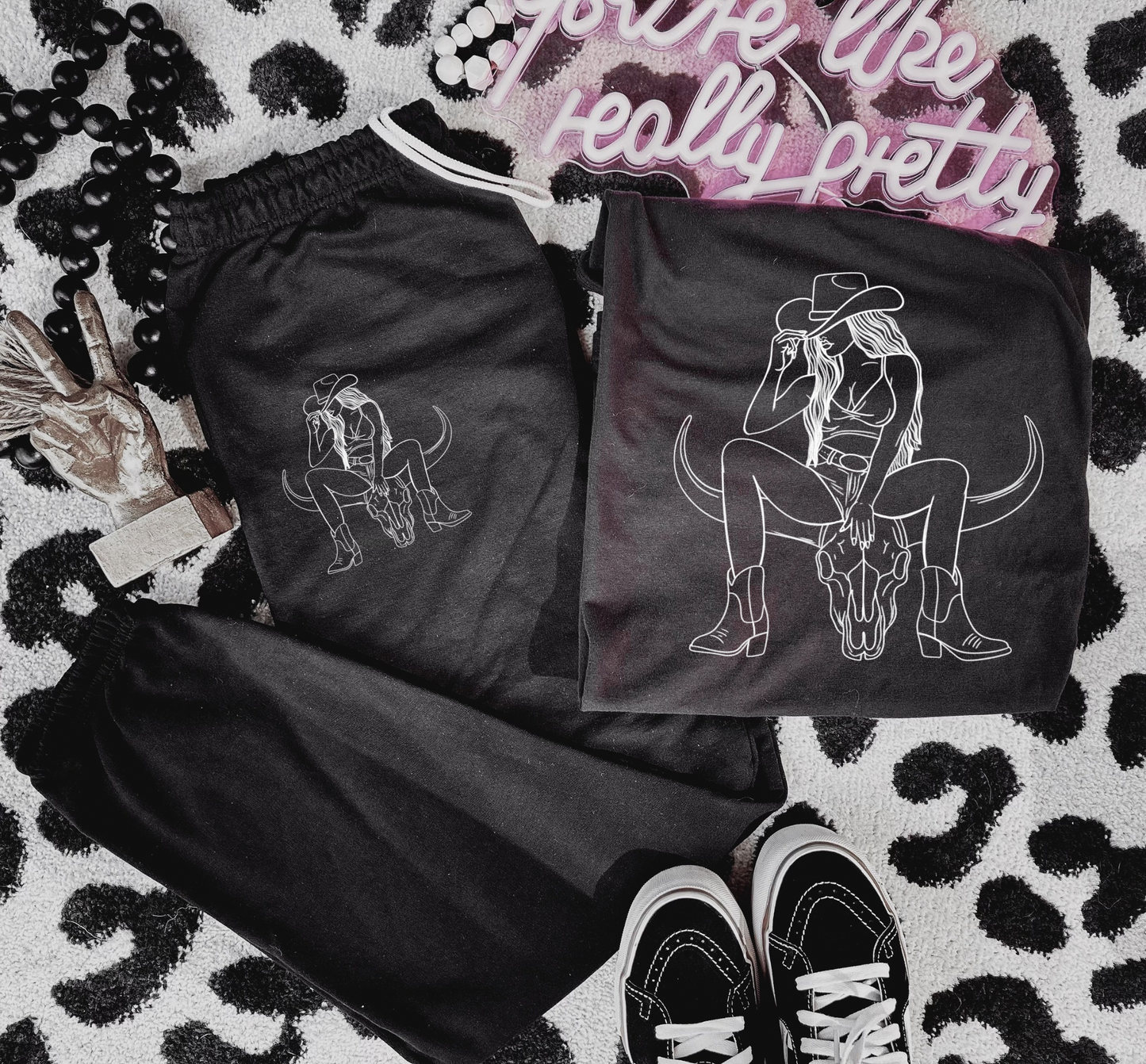Rebel Skull Sweat Set