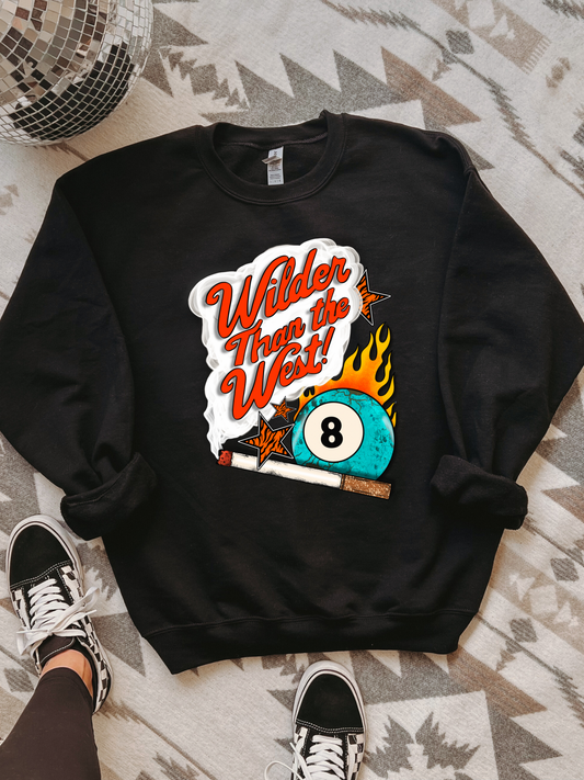 Wilder Than The West  Crewneck