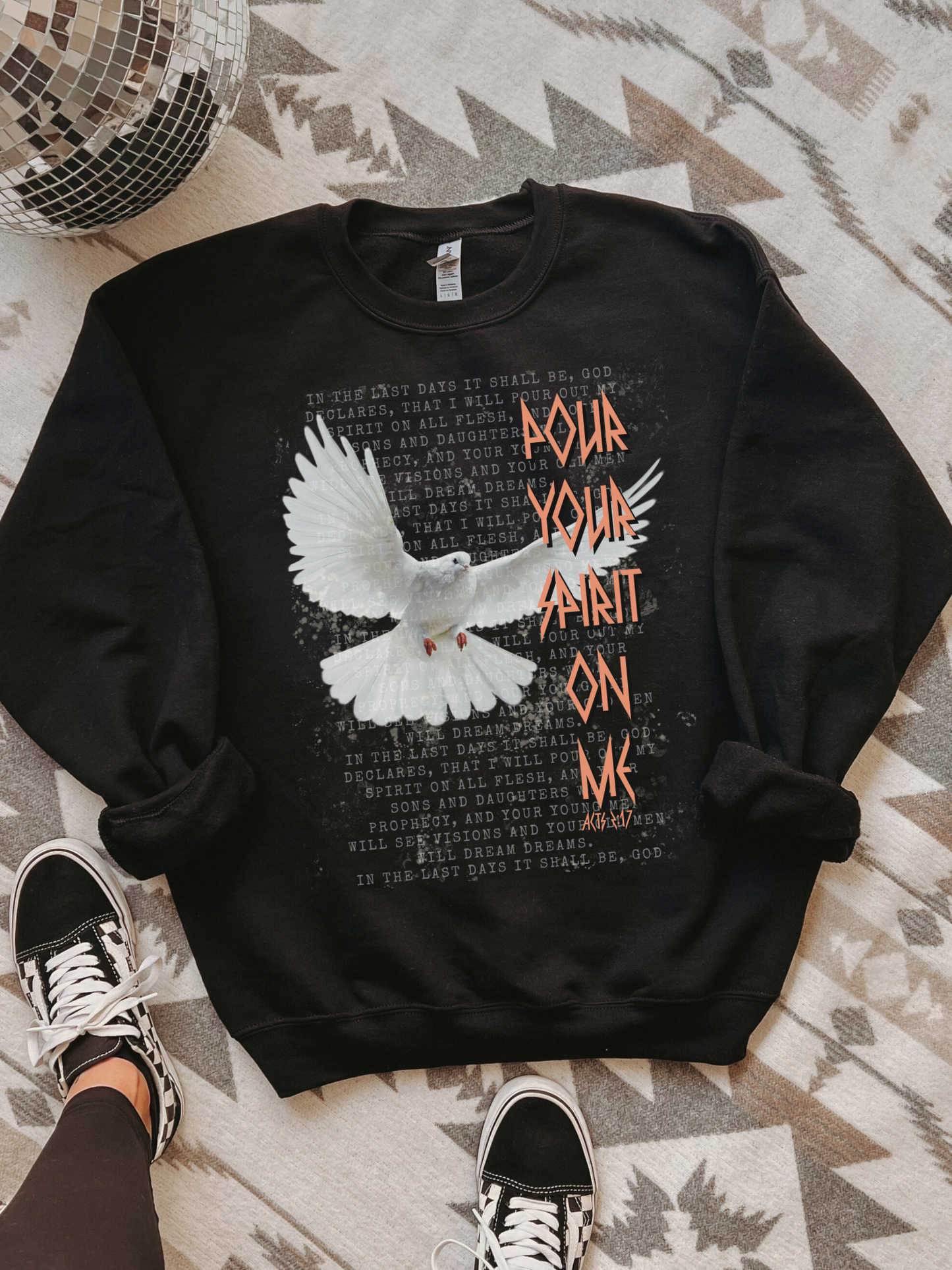 Pour Your Spirit On Me Crewneck