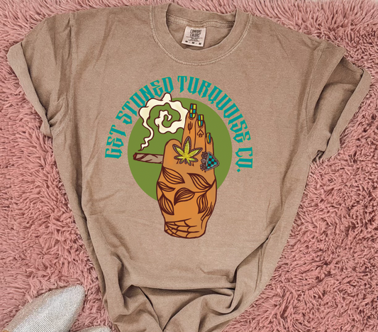 Get Stoned Comfort Colors Graphic Tee