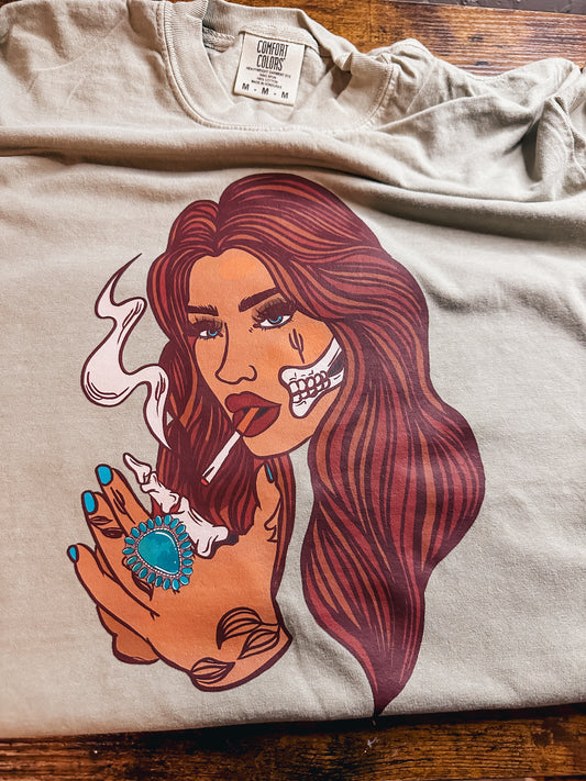 Smoke A Little Smoke Comfort Colors Graphic Tee