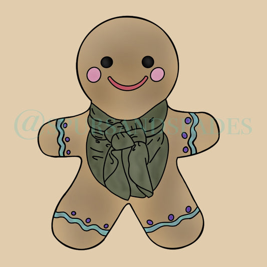 Cowboy Gingerbread PNG