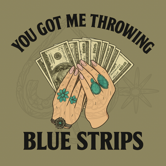 Blue Strips PNG