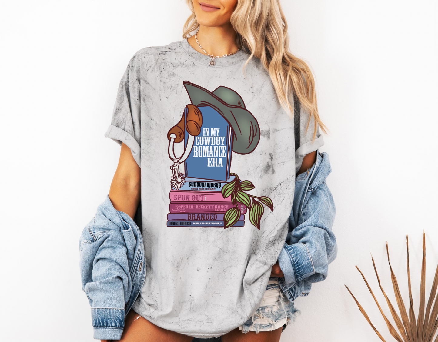 Cowboy Romance Colorblast Graphic Tee