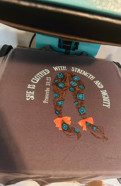 Proverbs 31:25 Graphic Tee