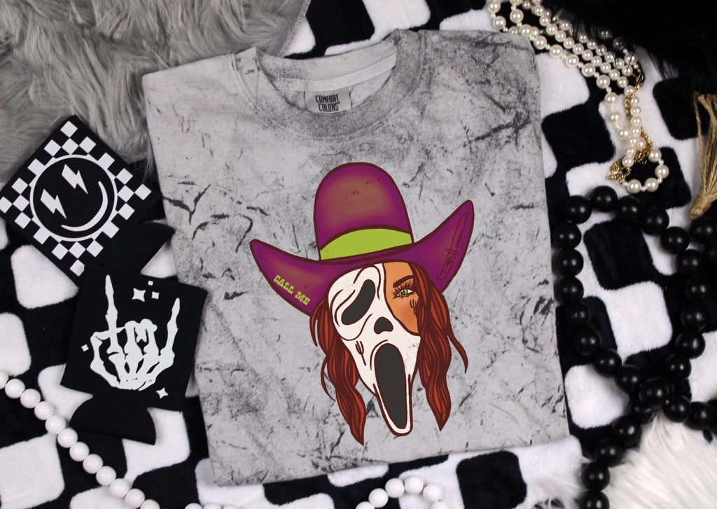 Ms. Ghostface Colorblast Graphic Tee