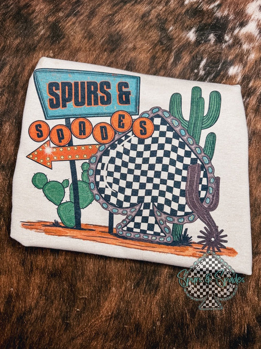 Spurs & Spades Graphic Tee