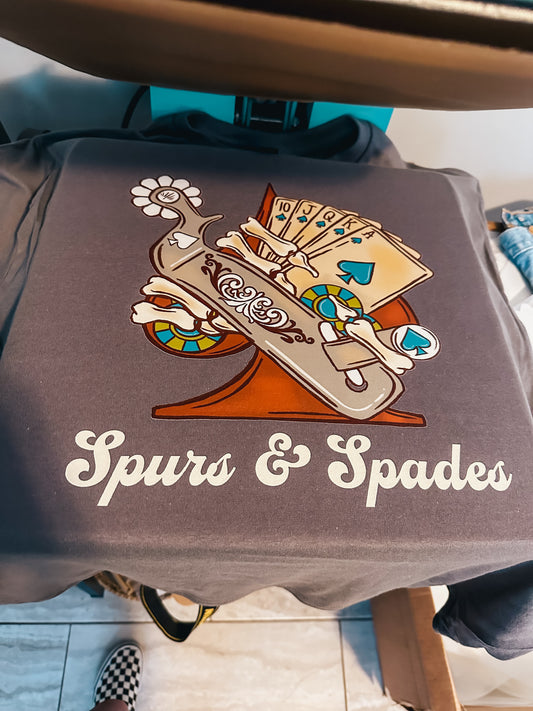 Spurs & Spades Graphic Tee