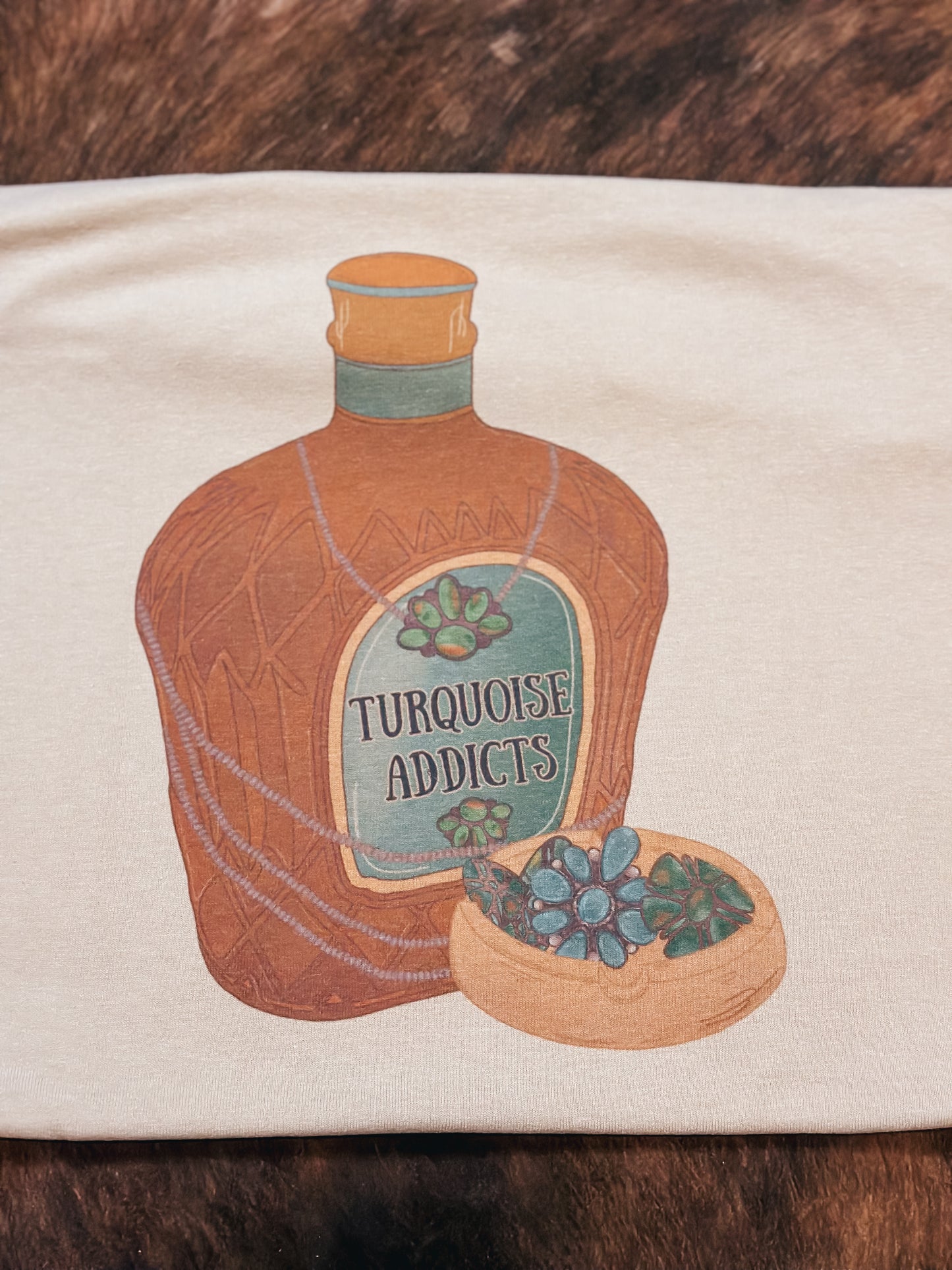 Turquoise Addicts Tee