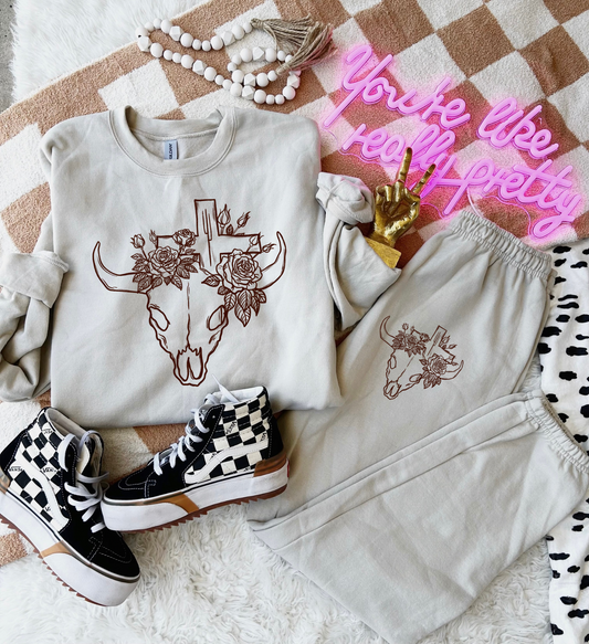 Skull & Cross Sweat Set