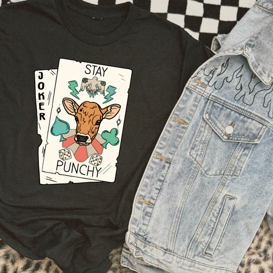 Punchy Cow Graphic Tee