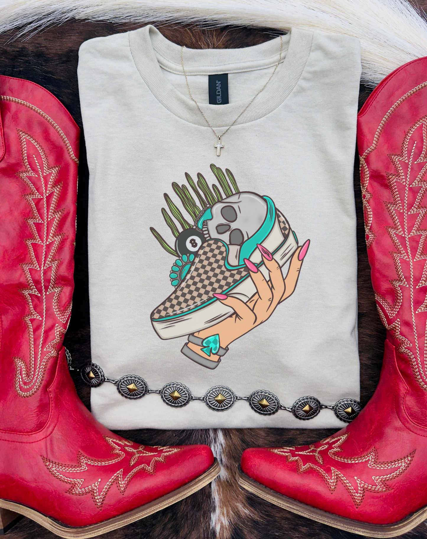 Skull & Vans Tee