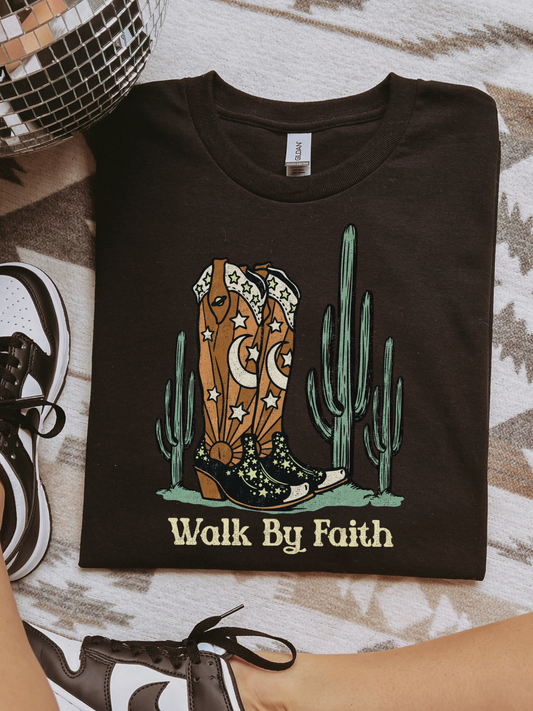 Walk By Faith Graphic Tee