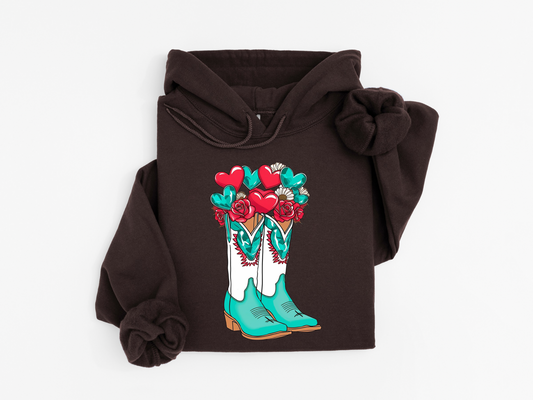 Boot Top Love Hoodie