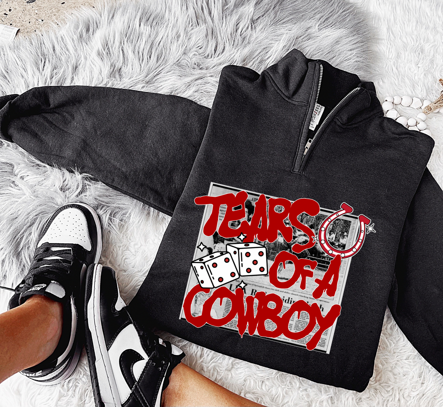 Tears Of A Cowboy Quarter Zip