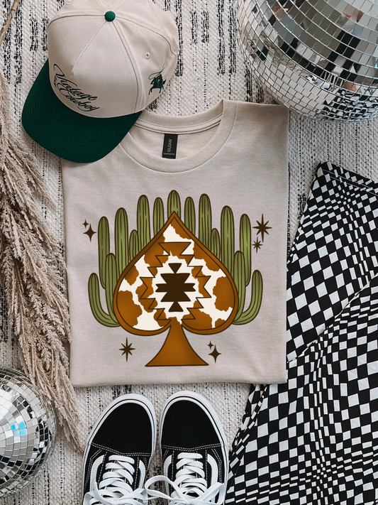 Cactus Spade Graphic Tee