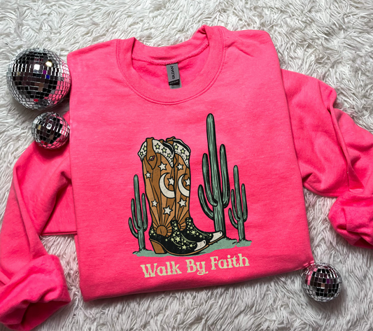 Walk By Faith Crewneck