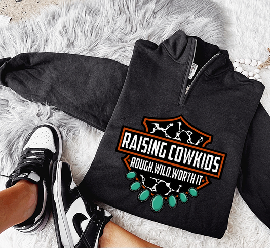 Raising Cowkids Quarter Zip