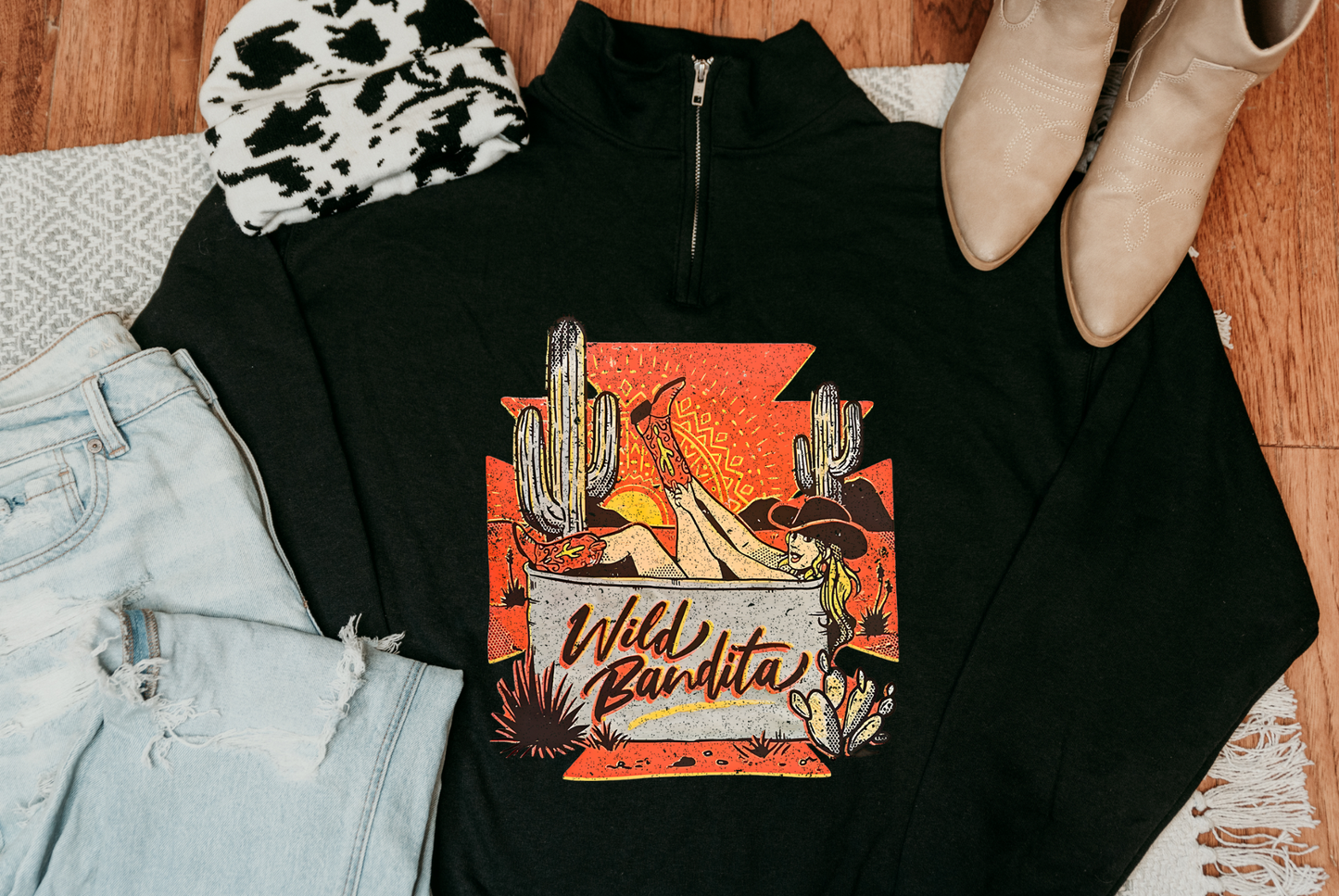 Wild Bandita Quarter Zip