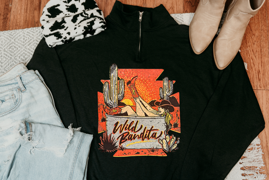 Wild Bandita Quarter Zip